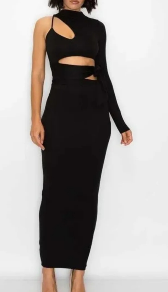 Cut-Out Maxi Dress